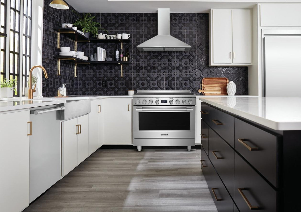 36" Dual-Fuel Freestanding Range