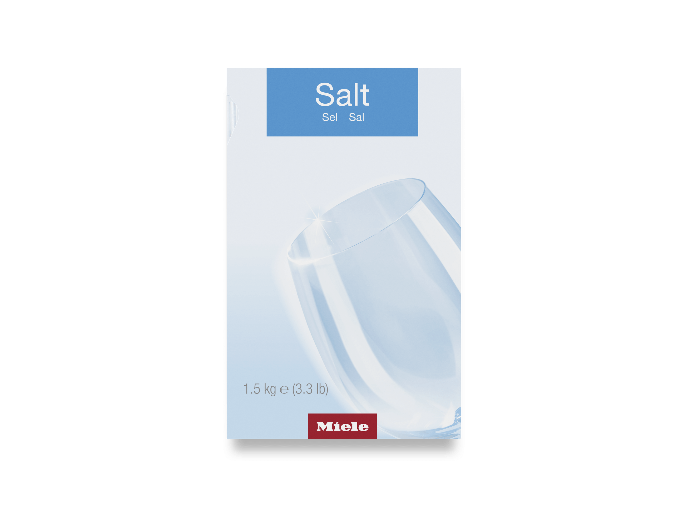 Dishwasher salt, 1.5g (3.3 lb) - for optimum function and performance of a Miele dishwasher.