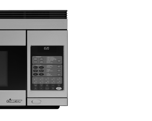 30" Over-The-Range Microwave, Silver Stainless Steel