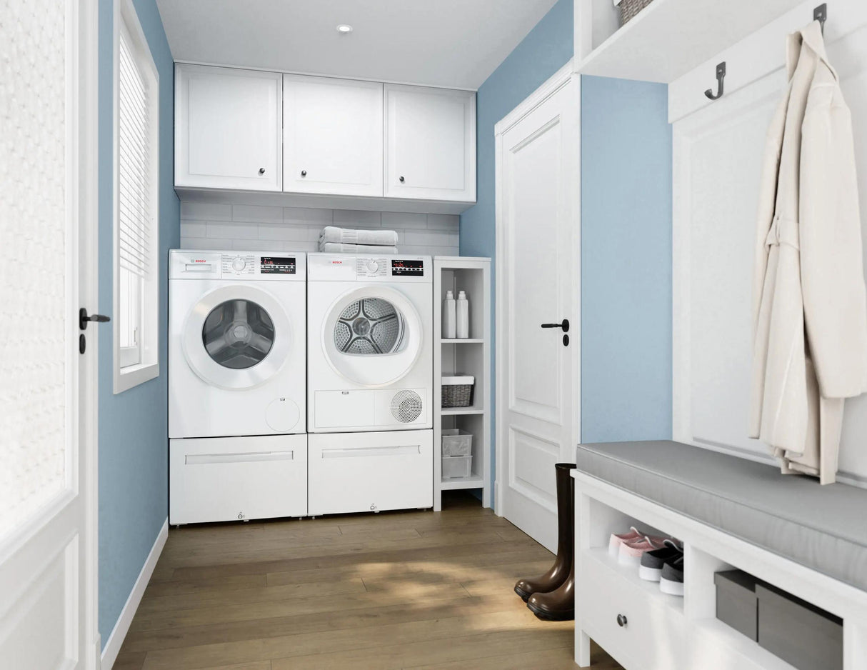 300 Series Compact Washer , White