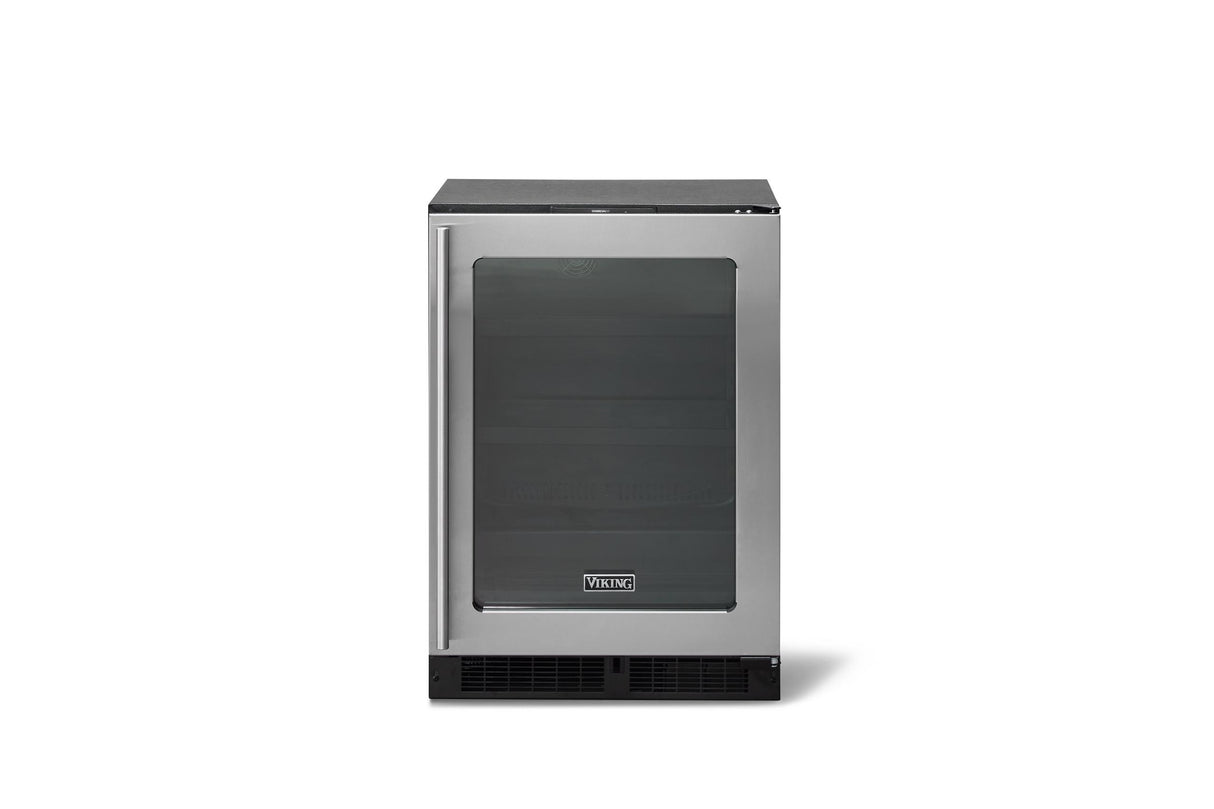 24"W. Panel Ready Glass Door Beverage Center