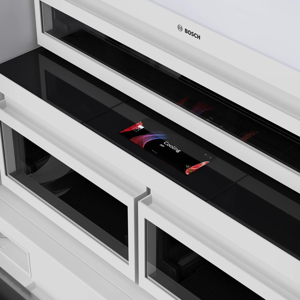 Benchmark™ Built-in Bottom Freezer Refrigerator 36'' Softclose® Flat Hinge