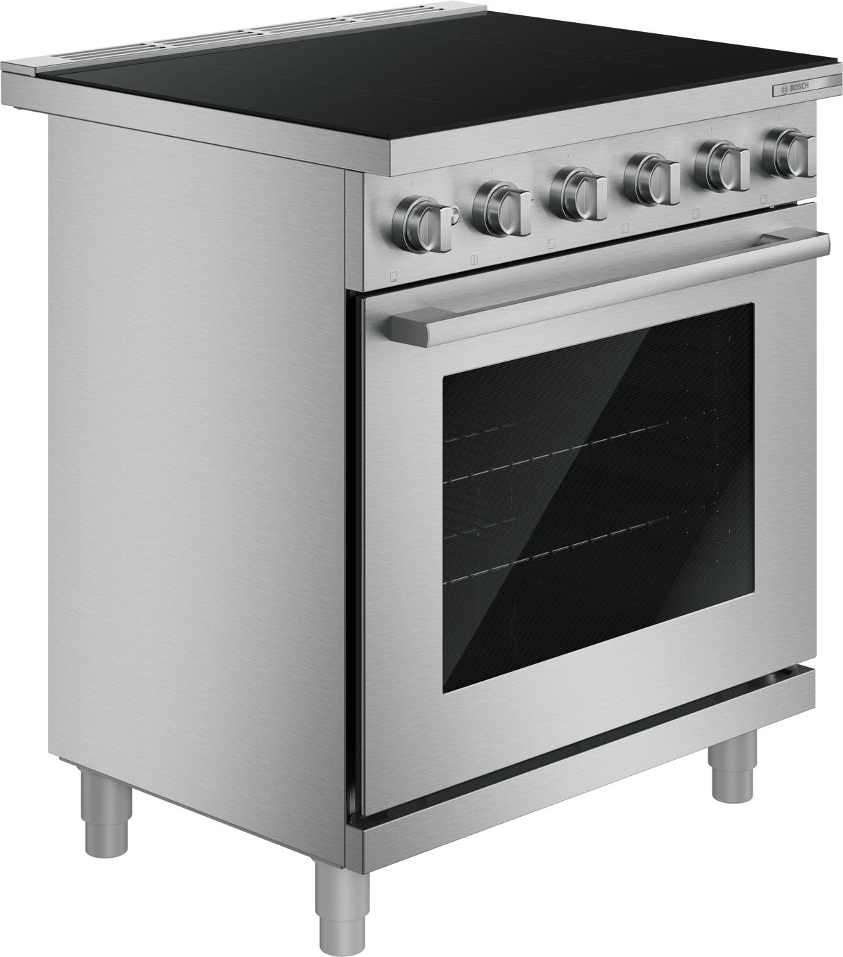 500 Series, Induction freestanding range cooker, 30'', Stainless steel