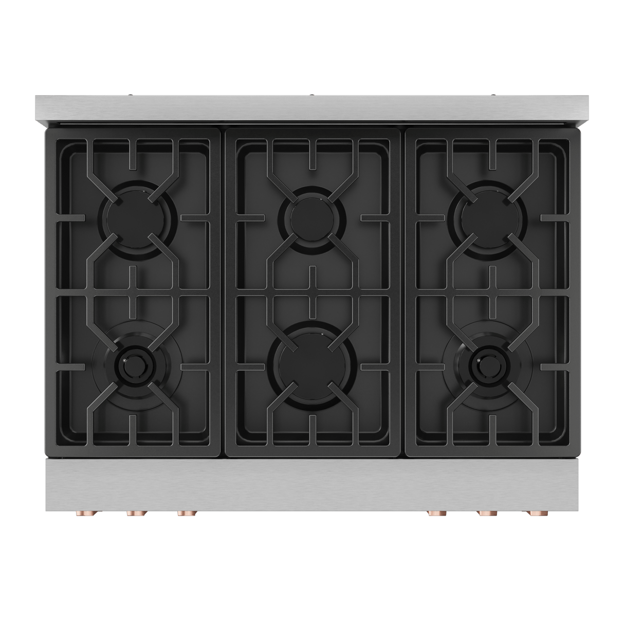 36 Inch Professional Gas Range With Tilt Panel Touch Control In Stainless Steel/rose Gold Gordon Ramsay Series