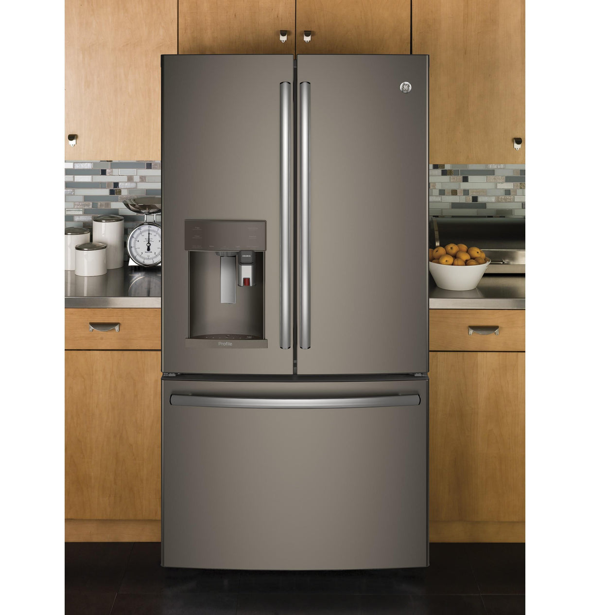 GE Profile™ Series ENERGY STAR® 27.8 Cu. Ft. French-Door Refrigerator with Keurig® K-Cup® Brewing System