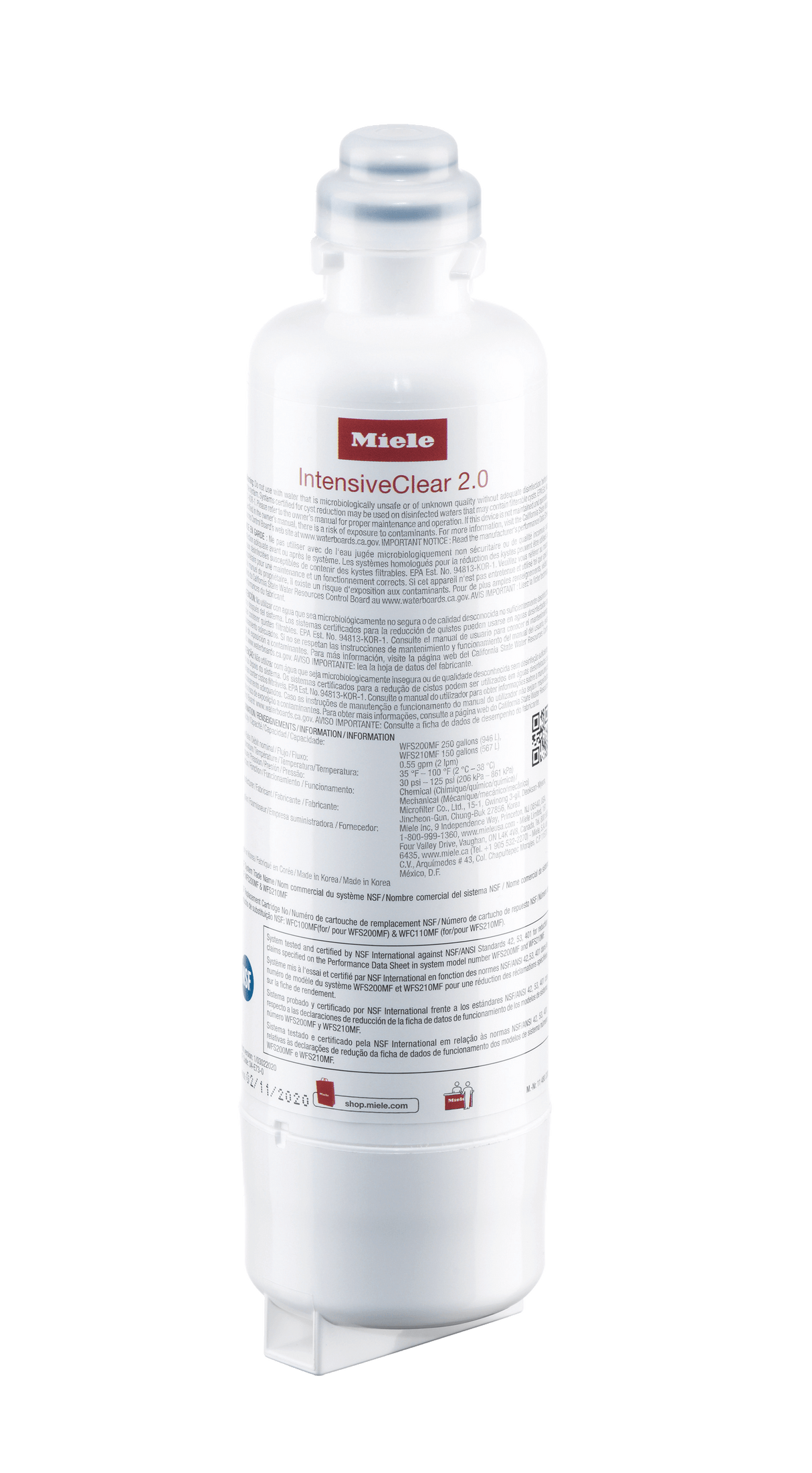 IntensiveClear 2.0 - Water filter with active charcoal for MasterCool F 2xx2 and KF 2xx2.