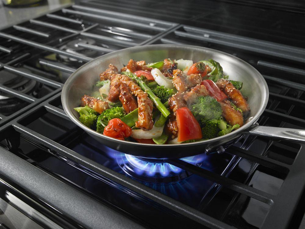 5.0 Cu. Ft. Freestanding Gas Range with Fan Convection Cooking