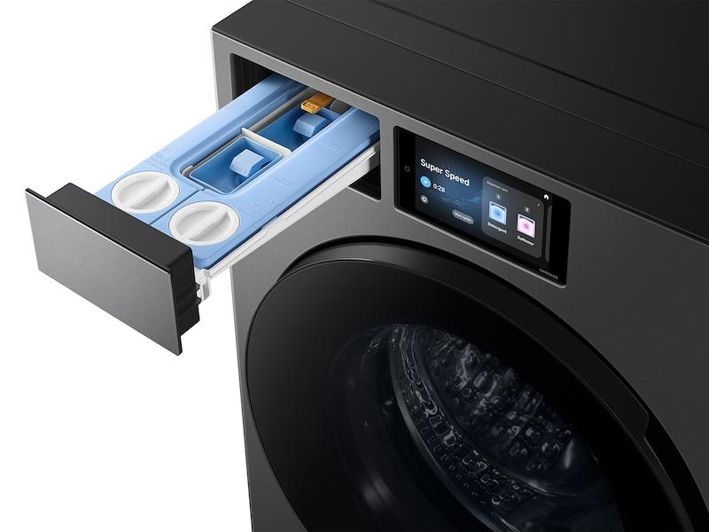 5.3 cu. ft. Bespoke AI Ultra Capacity Front Load Washer with AI Home and AI OptiWash+ in Dark Steel