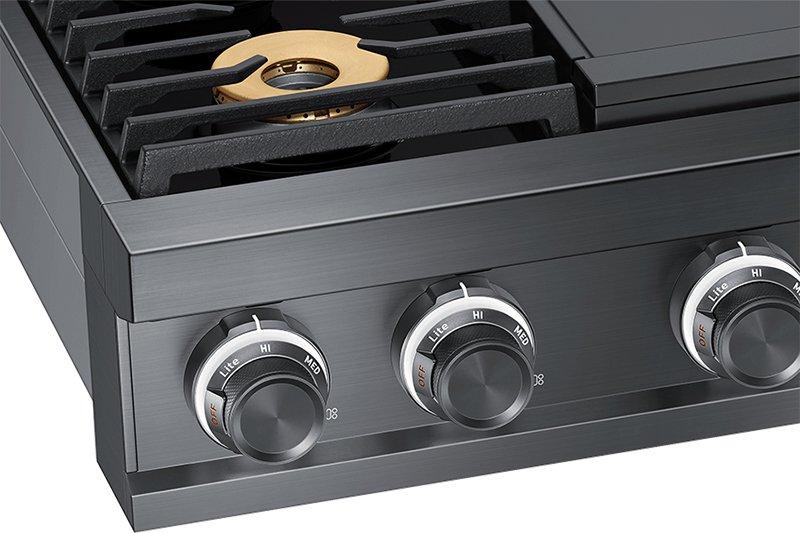 36" Rangetop, Silver Stainless Steel, Natural Gas