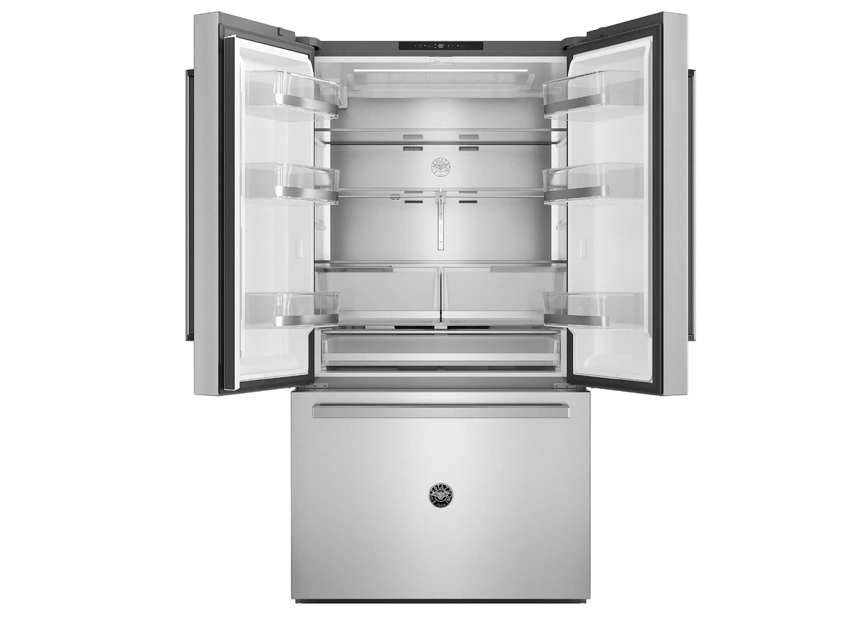 Bertazzoni Professional Series 36 in. 26.2 Cu. Ft. Stainless Steel Counter Depth French Door Refrigerator