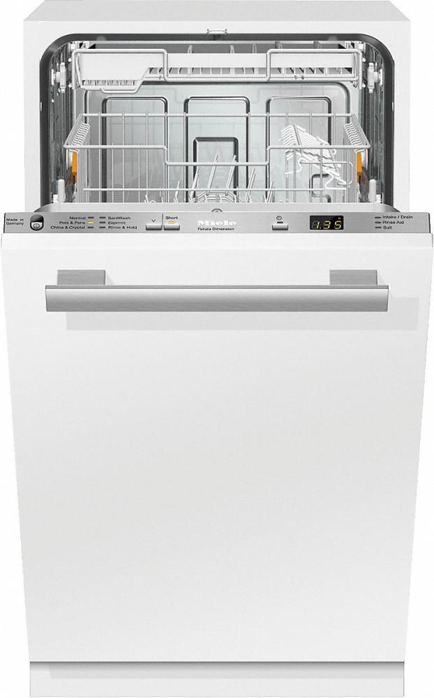 G 4760 SCVi AM Fully-integrated, Slimline dishwasher with hidden controls, cutlery tray, custom panel handle ready, ADA Compliant