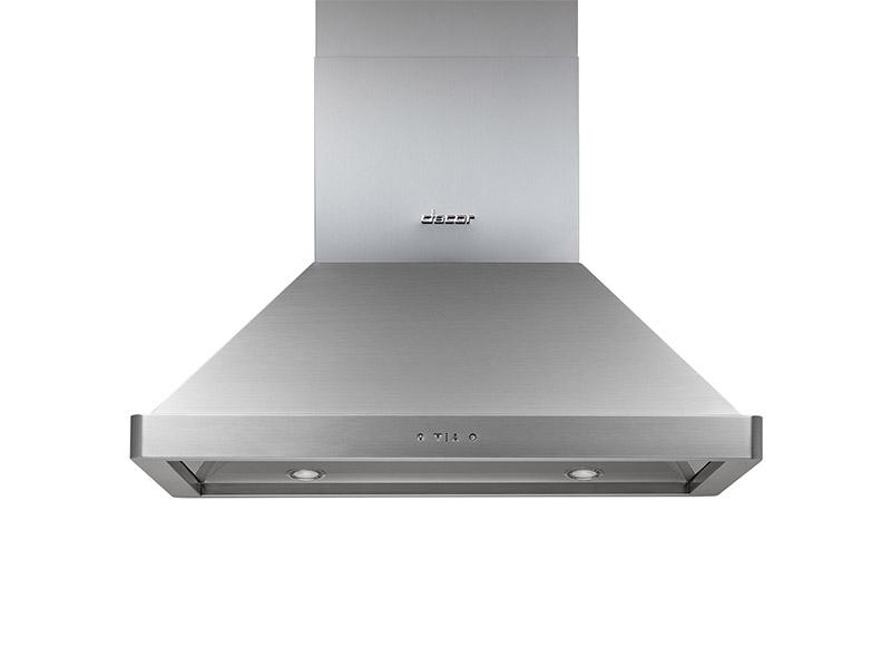 42" Chimney Island Hood, Silver Stainless Steel