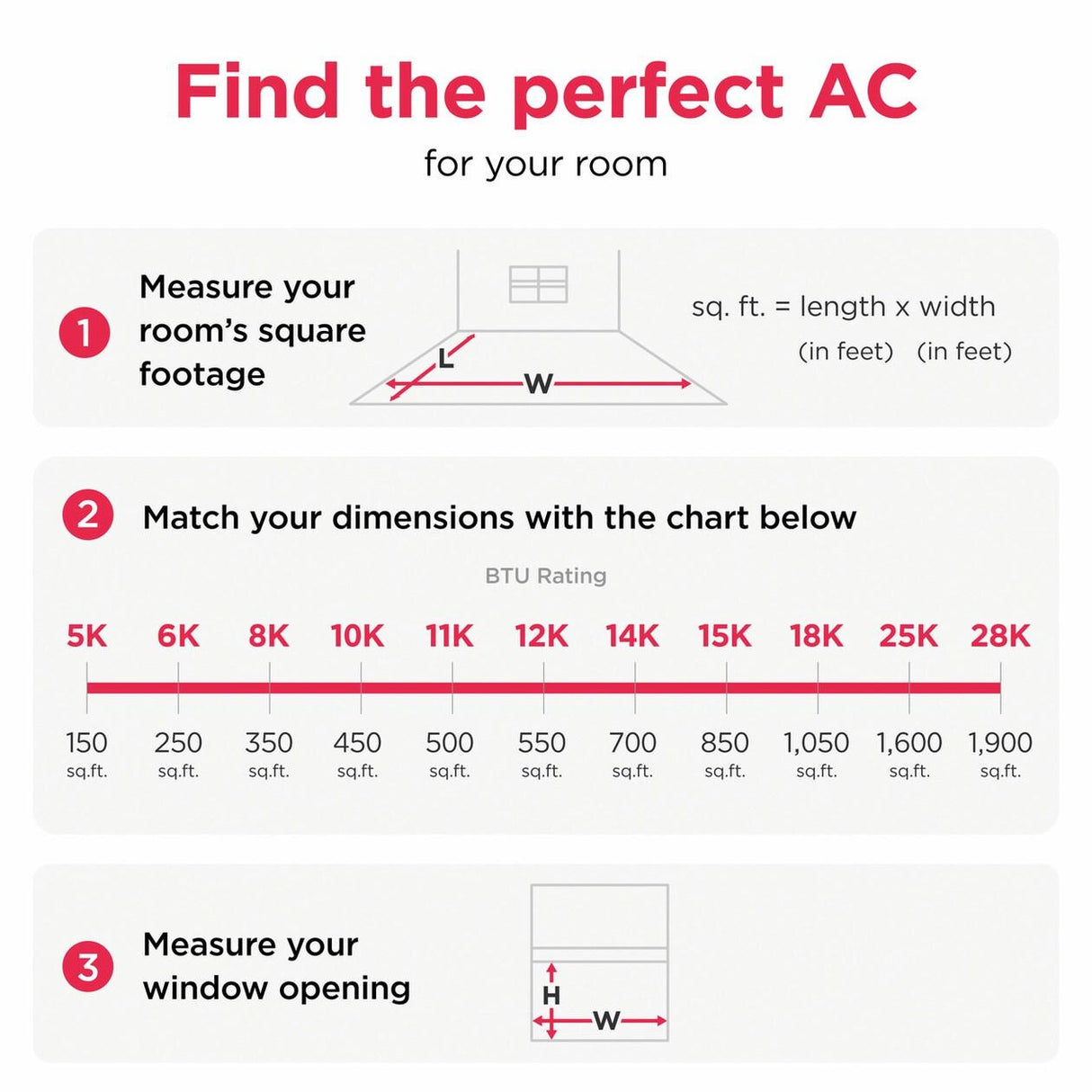 6,000 BTU Window Room Air Conditioner