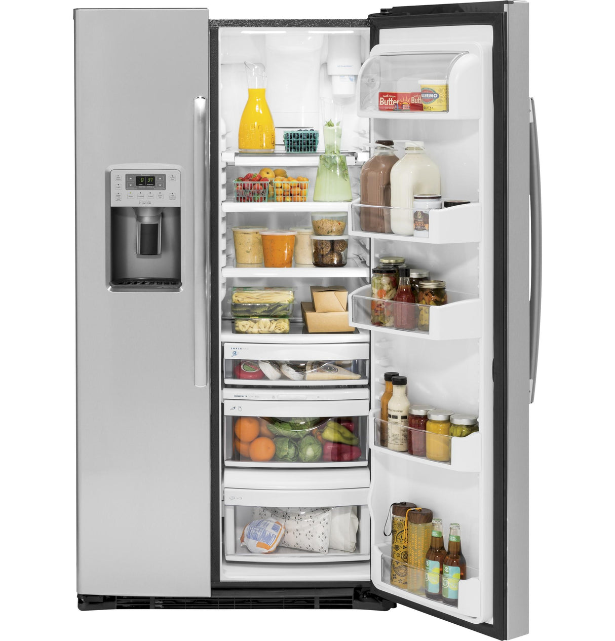 GE Profile™ Series 21.9 Cu. Ft. Counter-Depth Side-By-Side Refrigerator