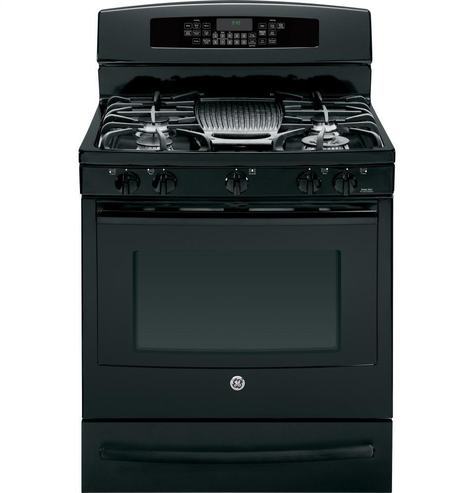 GE Profile Series 30" Dual-Fuel Free-Standing Range with Warming Drawer