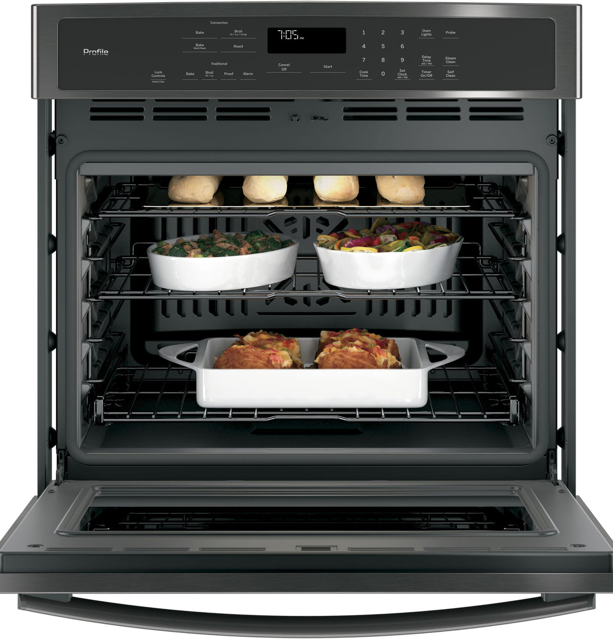 GE Profile™ Series 30" Built-In Single Convection Wall Oven
