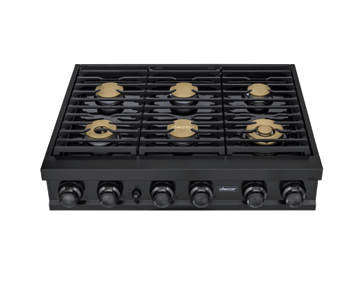 36" Rangetop, Graphite Stainless Steel, Natural Gas