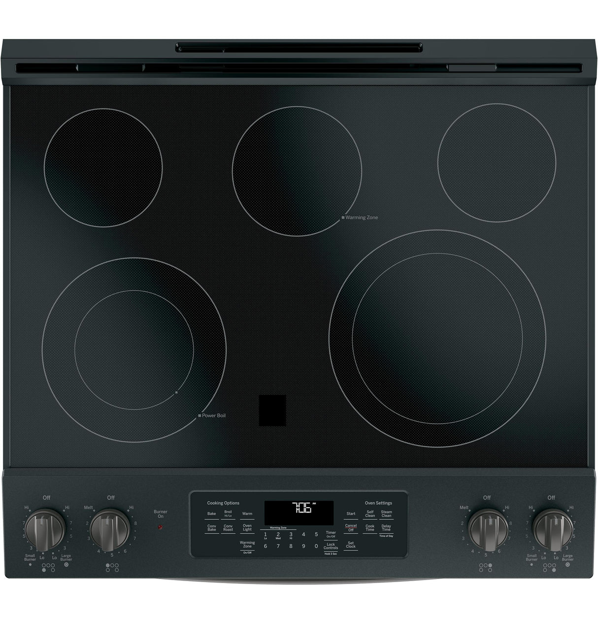 GE® 30" Slide-In Electric Convection Range