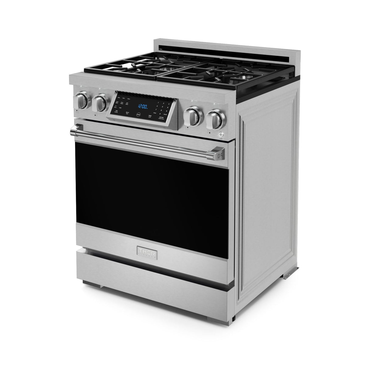 30 Inch Professional Gas Range With Tilt Panel Touch Control In Stainless Steel Gordon Ramsay Series