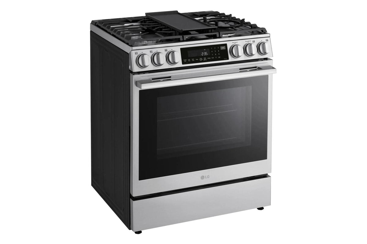6.3 cu ft. Smart Gas Slide-In Range with InstaView®, ProBake Convection®, and Air Fry
