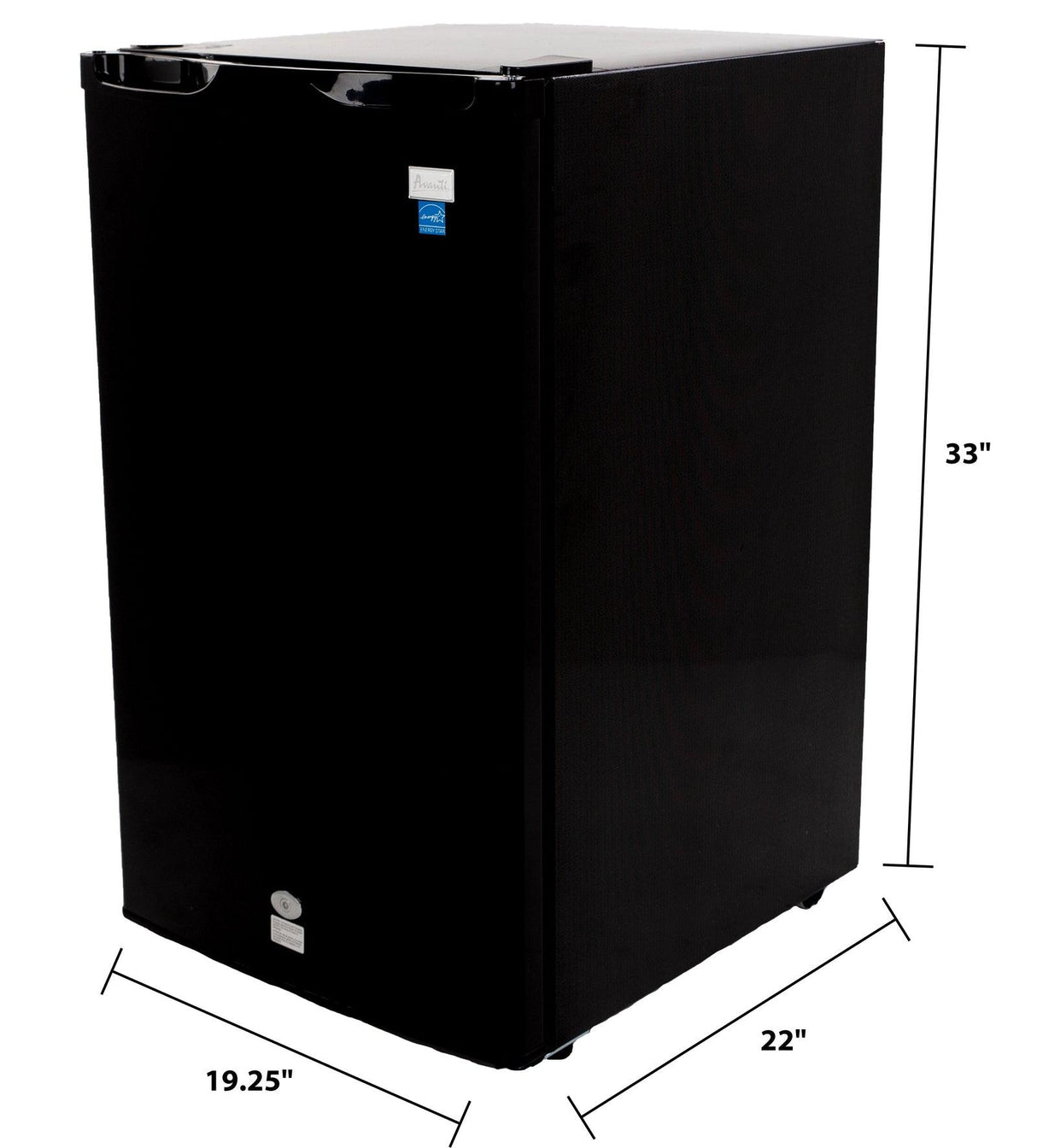 4.4 cu. ft. Compact Refrigerator - Black / 4.4 cu. ft.