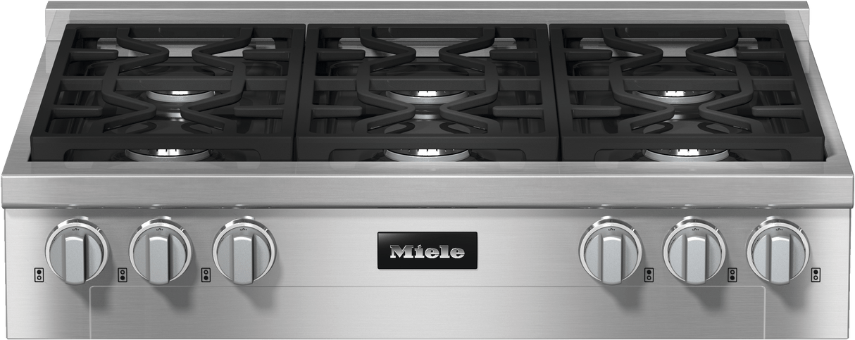 KMR 1134-3 G EDST/CLST - 36-inch Range Top with 6 burners for professional applications