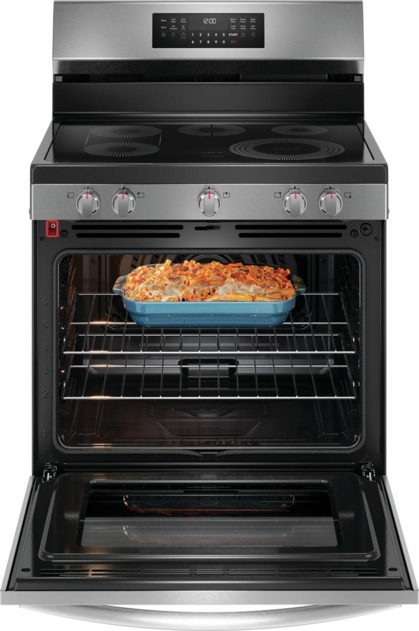 30" Rear Control Electric Range with Total Convection