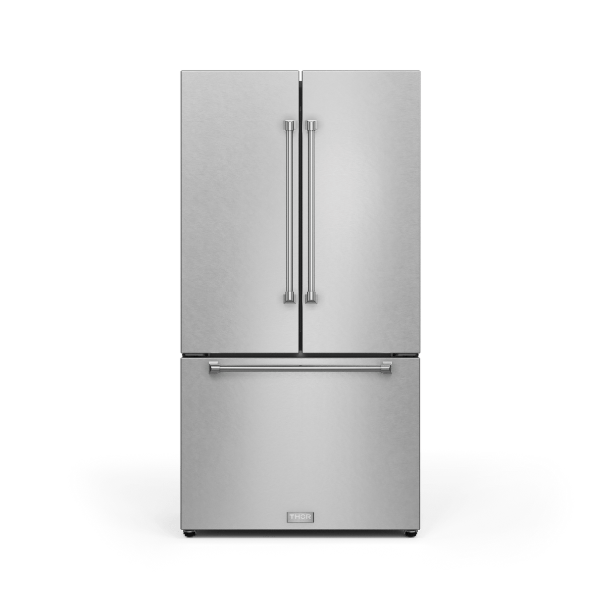 36 Inch 20.3 Cu Ft French Door Counter Depth Refrigerator With Ice Maker In Stainless Steel Gordon Ramsay Series