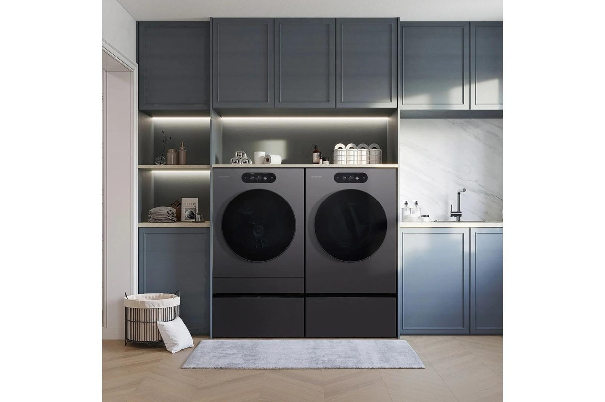 LG SIGNATURE 9.0 cu. ft. Mega Capacity Smart Front Load Electric Dryer with Built-In Intelligence, TurboSteam® and Touch LCD Control