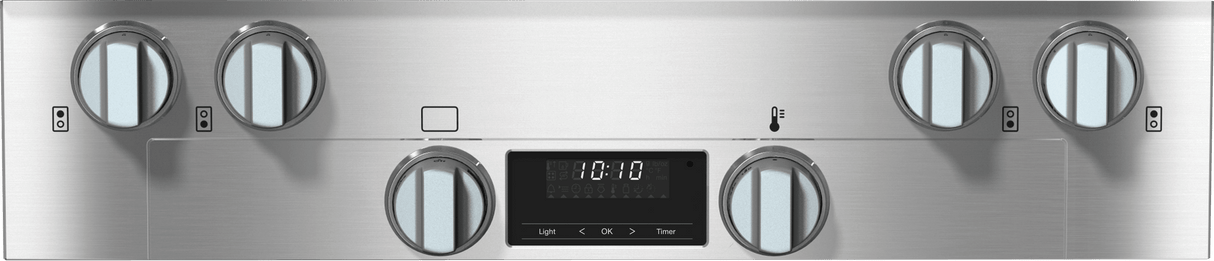 HR 1724-3 G DF Clean Touch Steel - 30" Range Dual Fuel model with DirectSelect controls