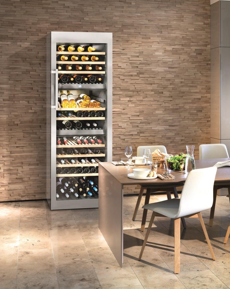 Multi-temperature wine fridge