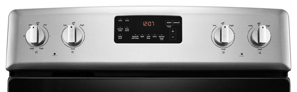 30-Inch Wide Electric Range with Fan Convection and Max Capacity Rack - 6.4 Cu. Ft.