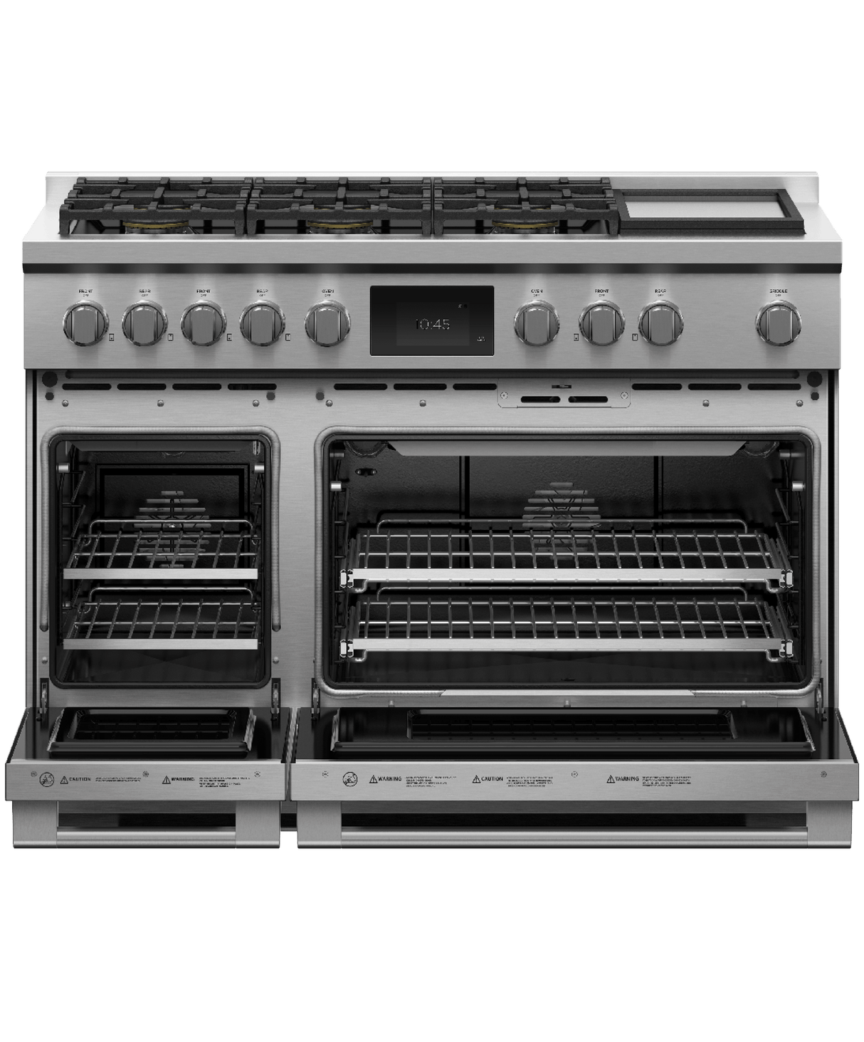 48" Series 9 Professional Dual Fuel 6 Burner with Griddle Range