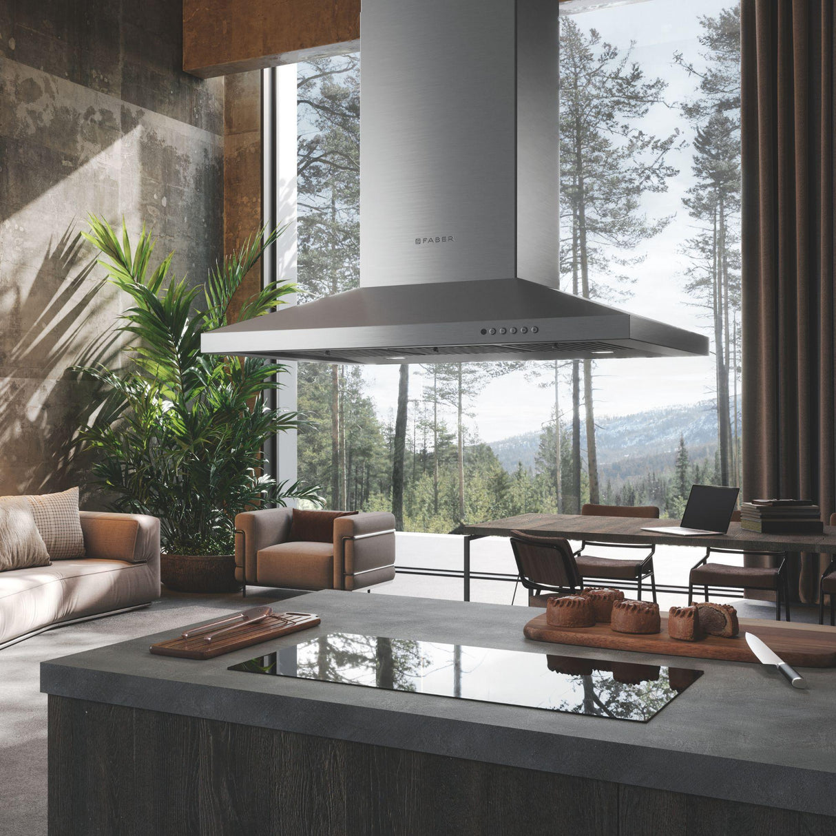 Dama Isola 36" Stainless Steel 295/395/600 CFM