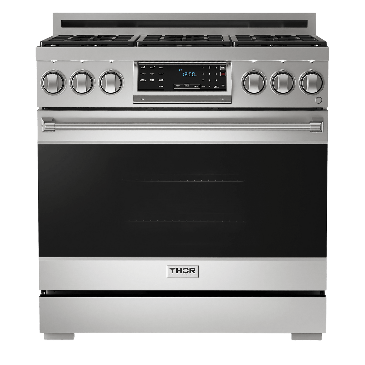 36 Inch Professional Gas Range With Tilt Panel Touch Control In Stainless Steel Gordon Ramsay Series - Rsg36