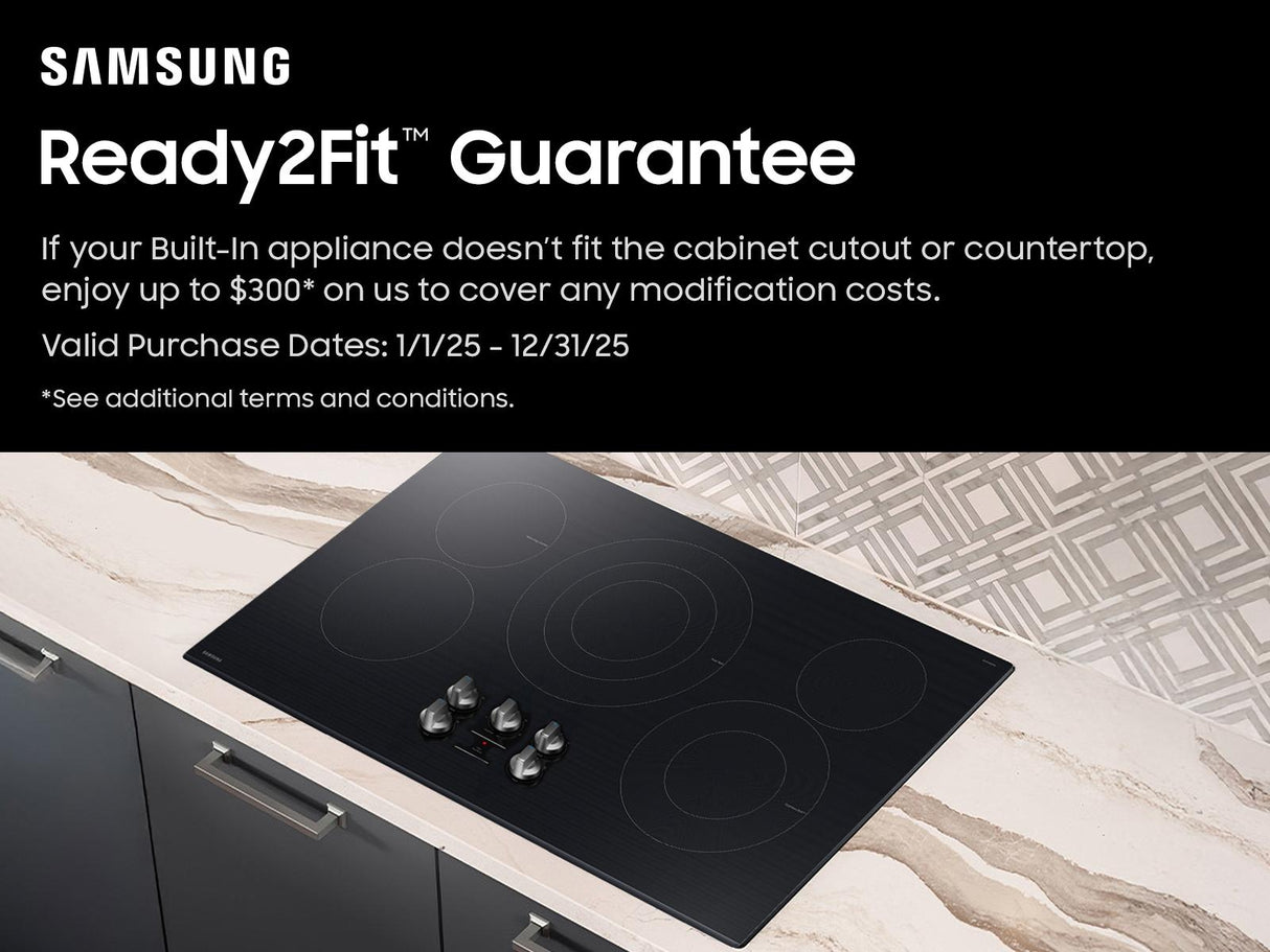 36" Electric ENERGY STAR ® Certified Cooktop with Illuminated Knobs