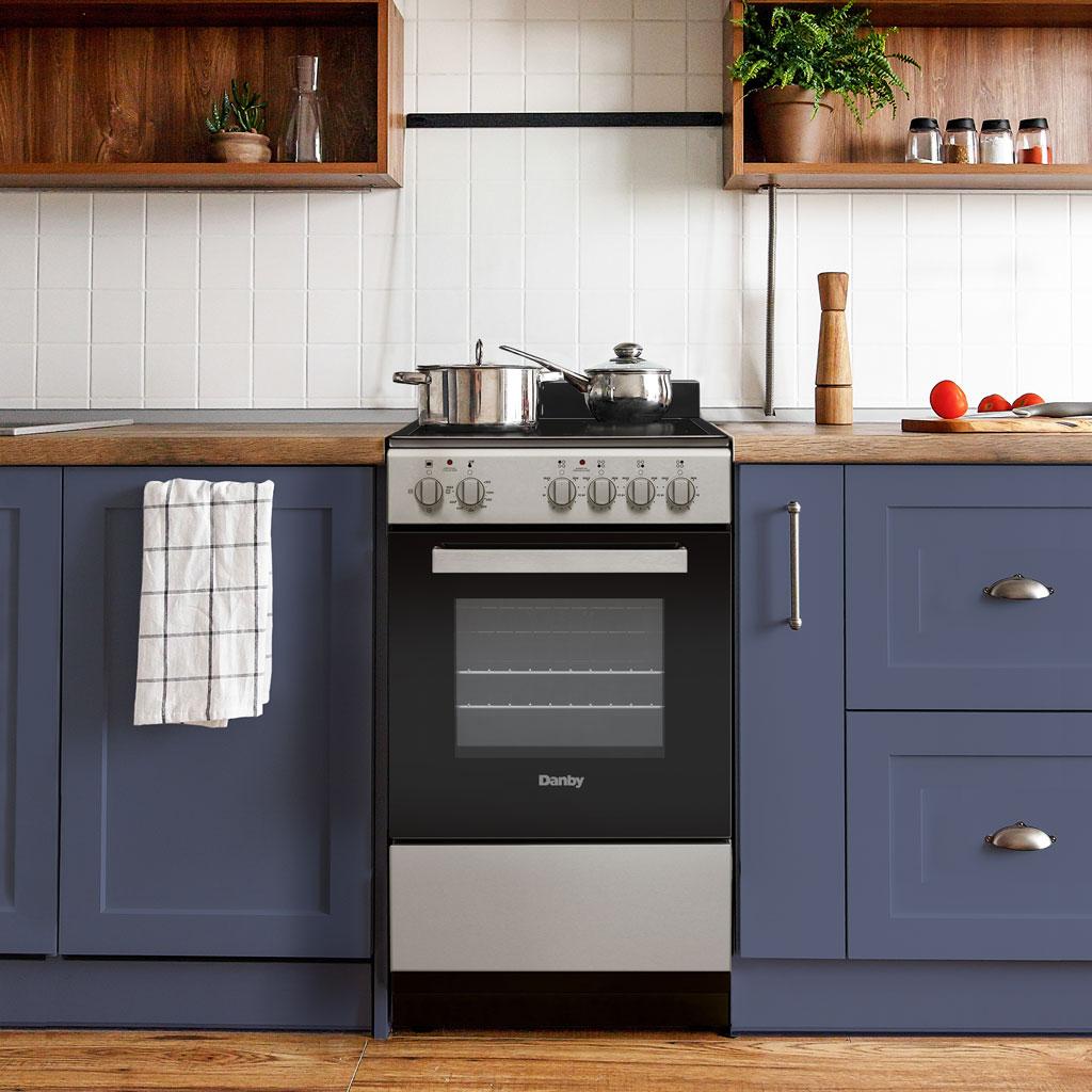 Danby 20" Wide Electric Range in Stainless Steel