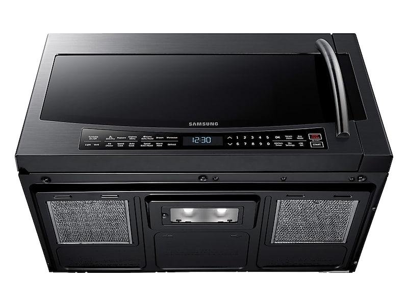 1.7 cu. ft. Over-the-Range Convection Microwave in Fingerprint Resistant Black Stainless Steel