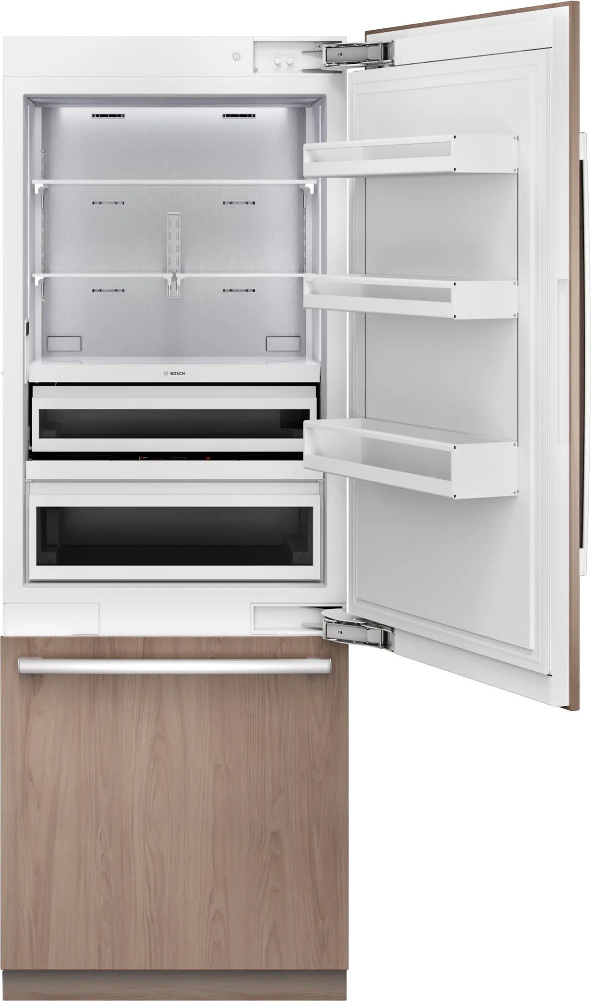 Benchmark™ Built-in Bottom Freezer Refrigerator 30'' Softclose® Flat Hinge
