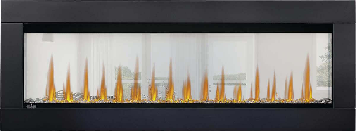 CLEARion? Elite 50 See Through Built-in Electric Fireplace