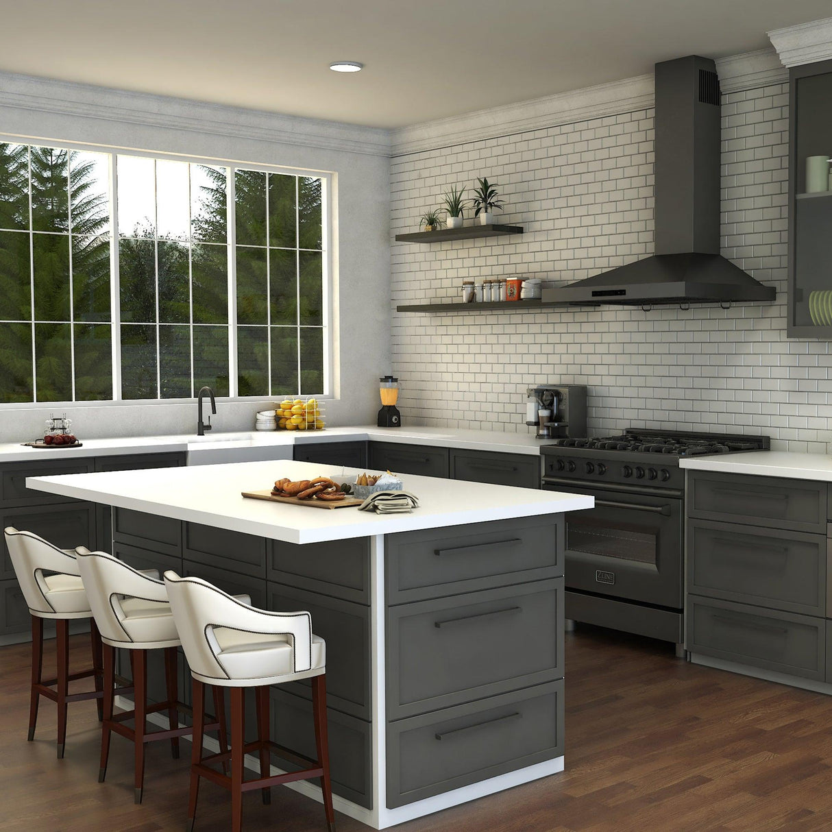ZLINE Arthur Kitchen Faucet in Matte Black (ATH-KF-MB)