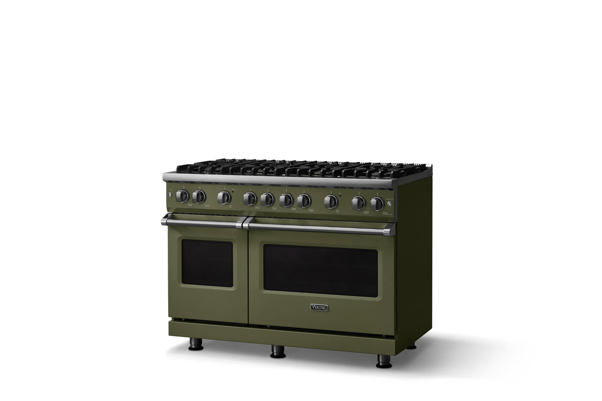 48"W. Sealed Burner Gas Range (Burner: 8b, Finish: Martini, Trim: Polished Chrome, Fuel: Natural Gas)