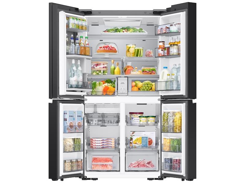 Bespoke 23 cu. ft. Counter Depth 4-Door French Door Refrigerator with AI Hybrid Cooling & Beverage Center™ in Stainless Steel