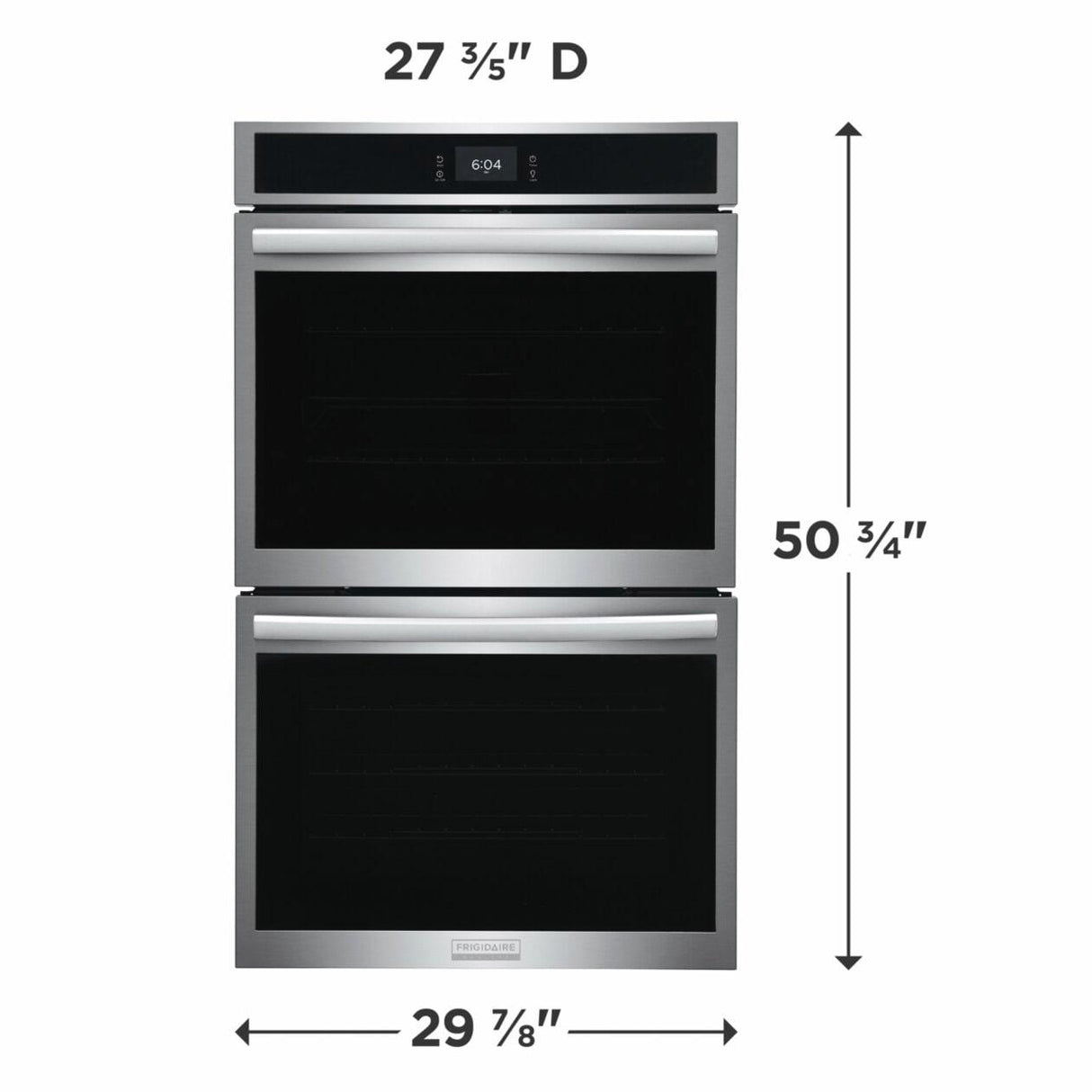 30" Double Electric Wall Oven with Stone-Baked Pizza