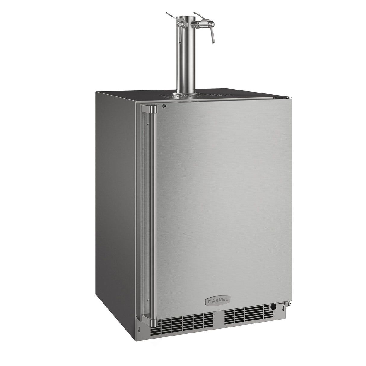 24-In Outdoor Beverage Dispenser with Door Swing - Right