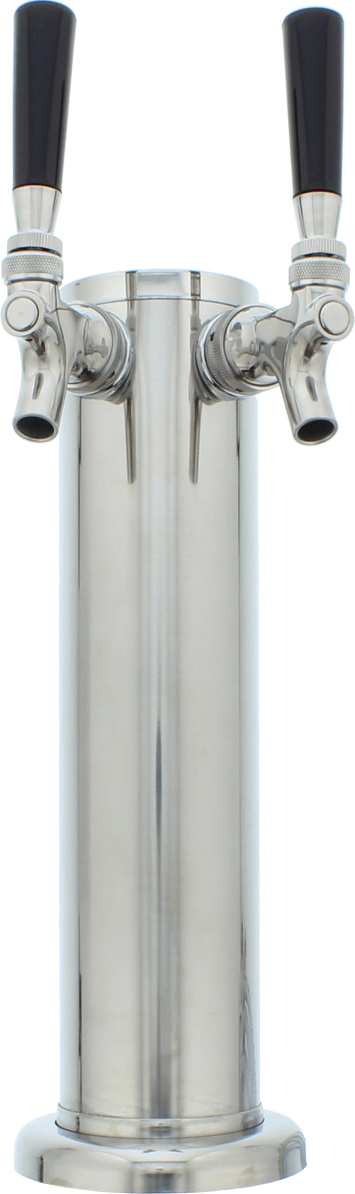 Presrv Kegerator Double Tap Kit, SS, CO2