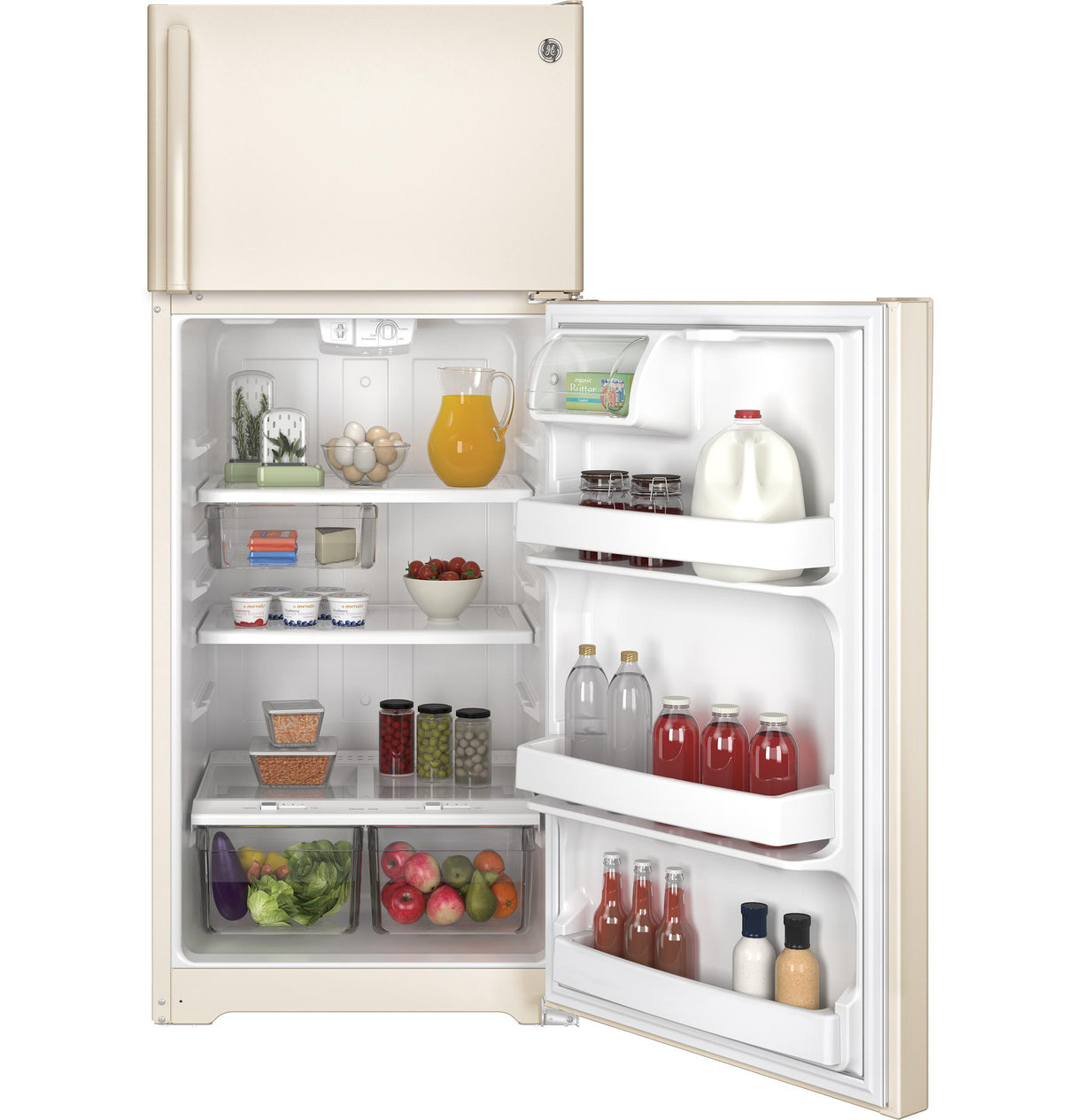 GE® ENERGY STAR® 17.5 Cu. Ft. Top-Freezer Refrigerator