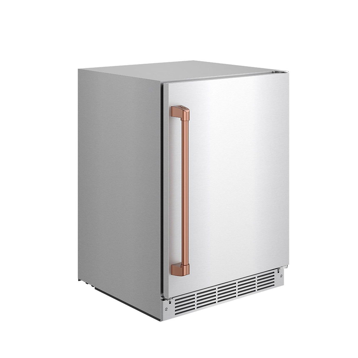 Gordon Ramsay Collection 24 Inch Outdoor Undercounter Beverage Cooler In Stainless Steel/rose Gold