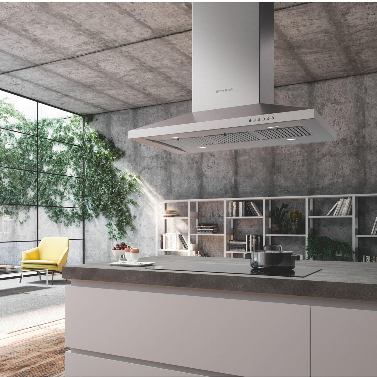 Dama Isola 36" Stainless Steel 295/395/600 CFM