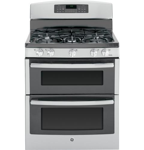 GE® 30" Free-Standing Gas Double Oven Range